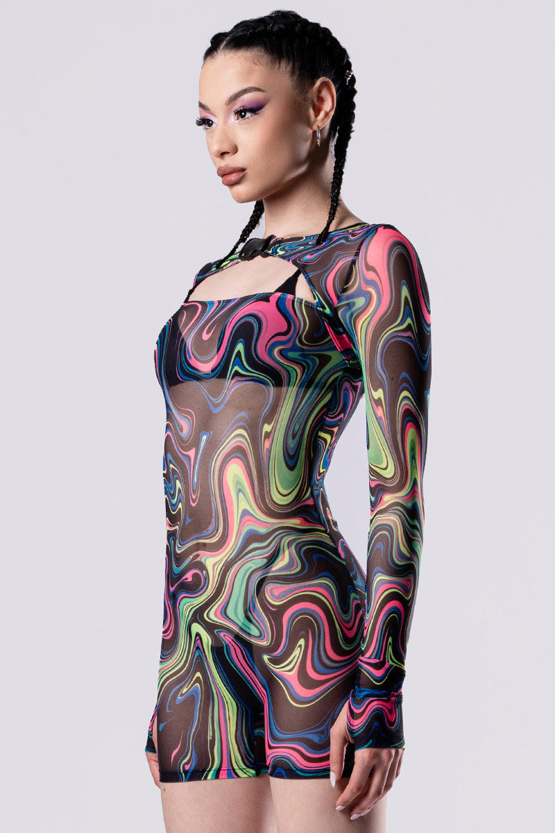 hypno-dancer-long-sleeve-romper-close-side-view