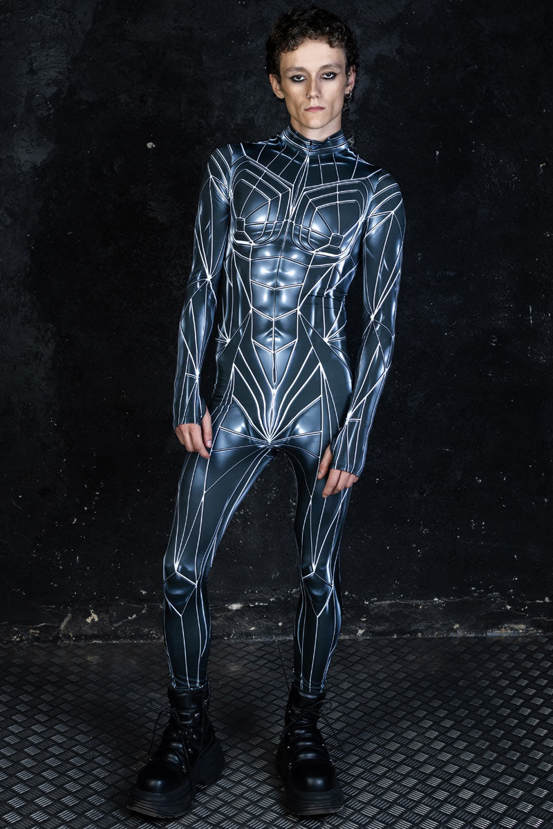 Men's Black Mirror Costume