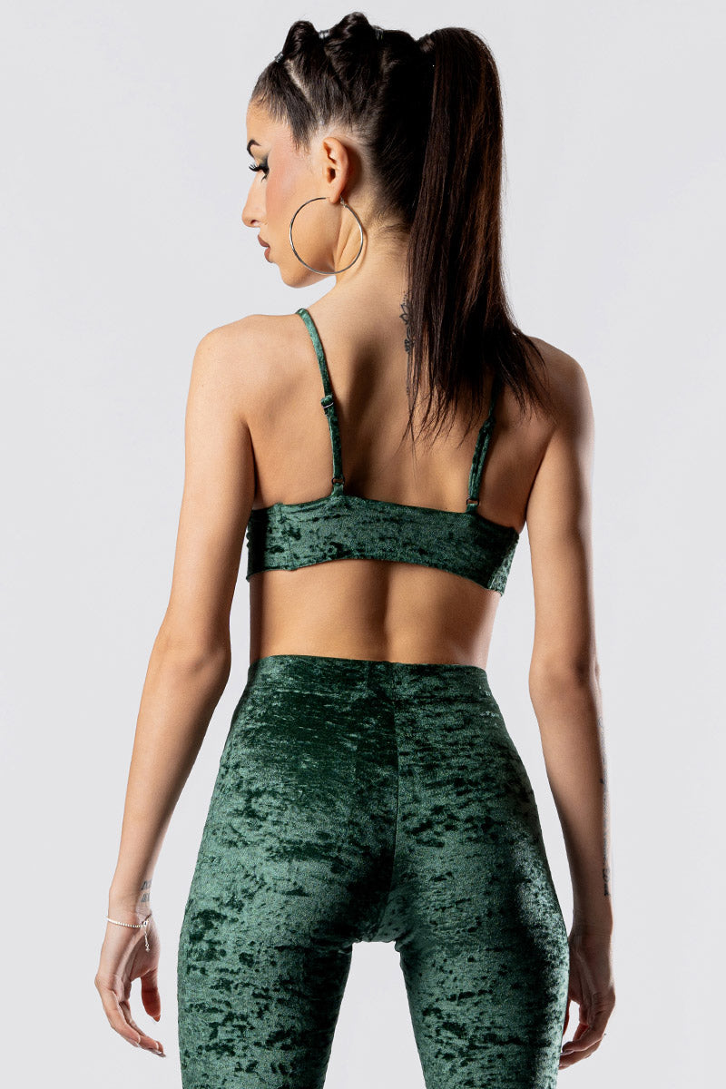 moss-babe-bralette-top-green-velvet-close-back-view