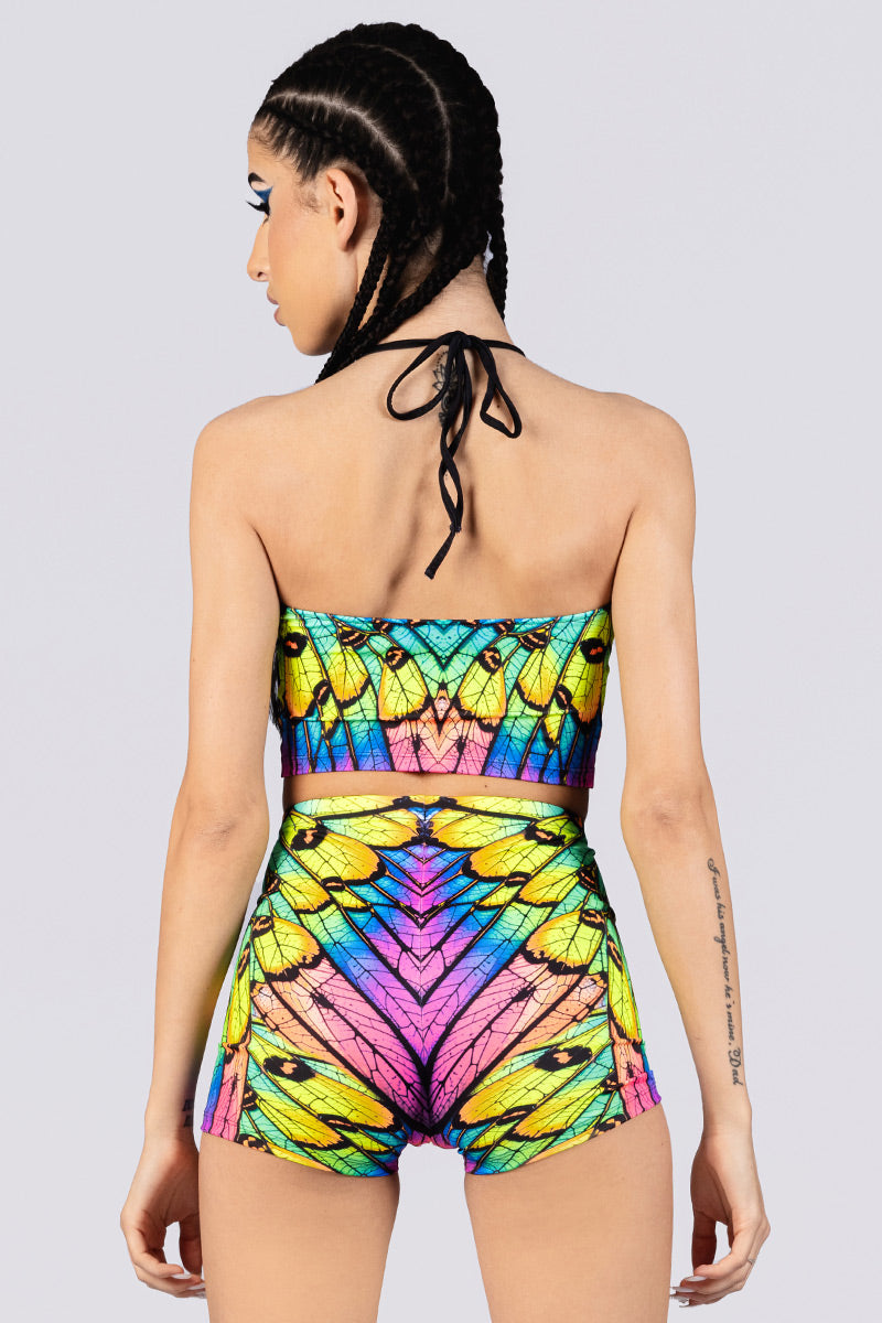 neon-nymph-high-waisted-shorts-back-view