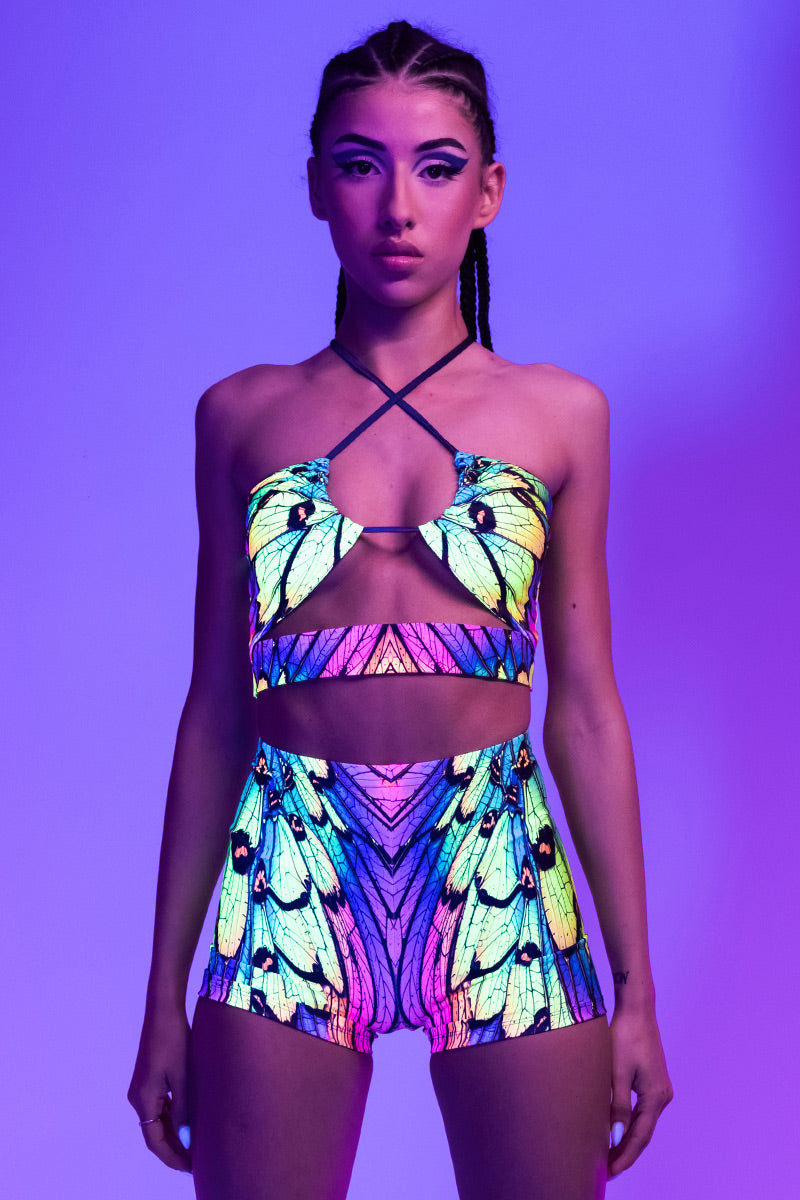 neon-nymph-v-string-crop-top-close-view-uv