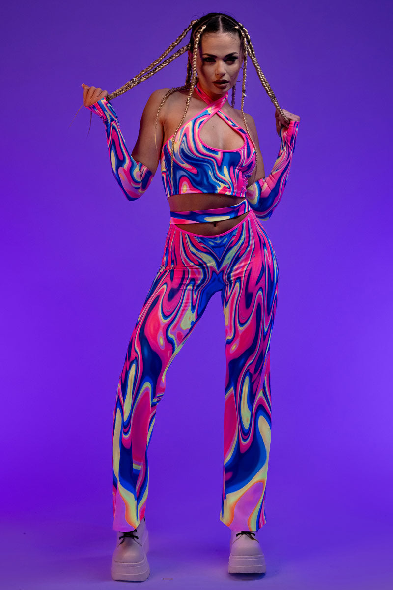 neon-sweetness-flared-pants-uv-front-view