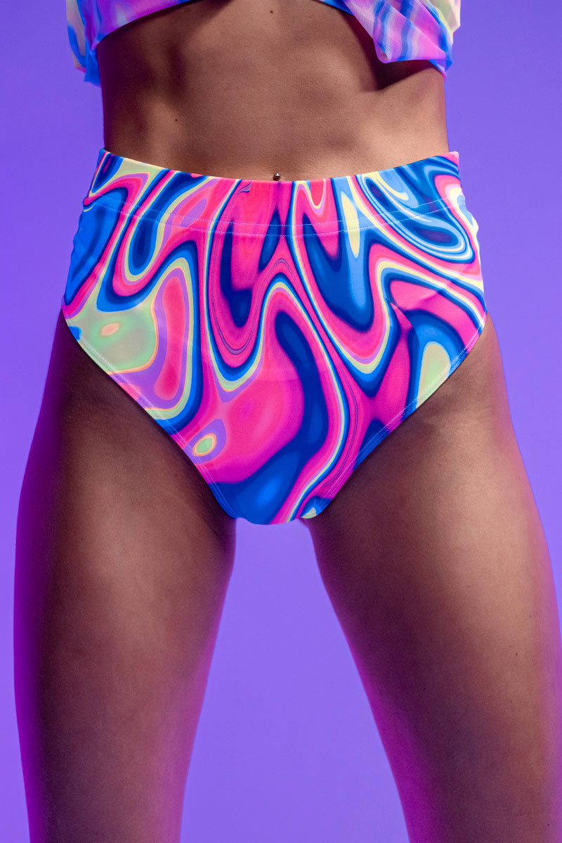 neon-sweetness-mesh-tunic-dress-uv-close-view