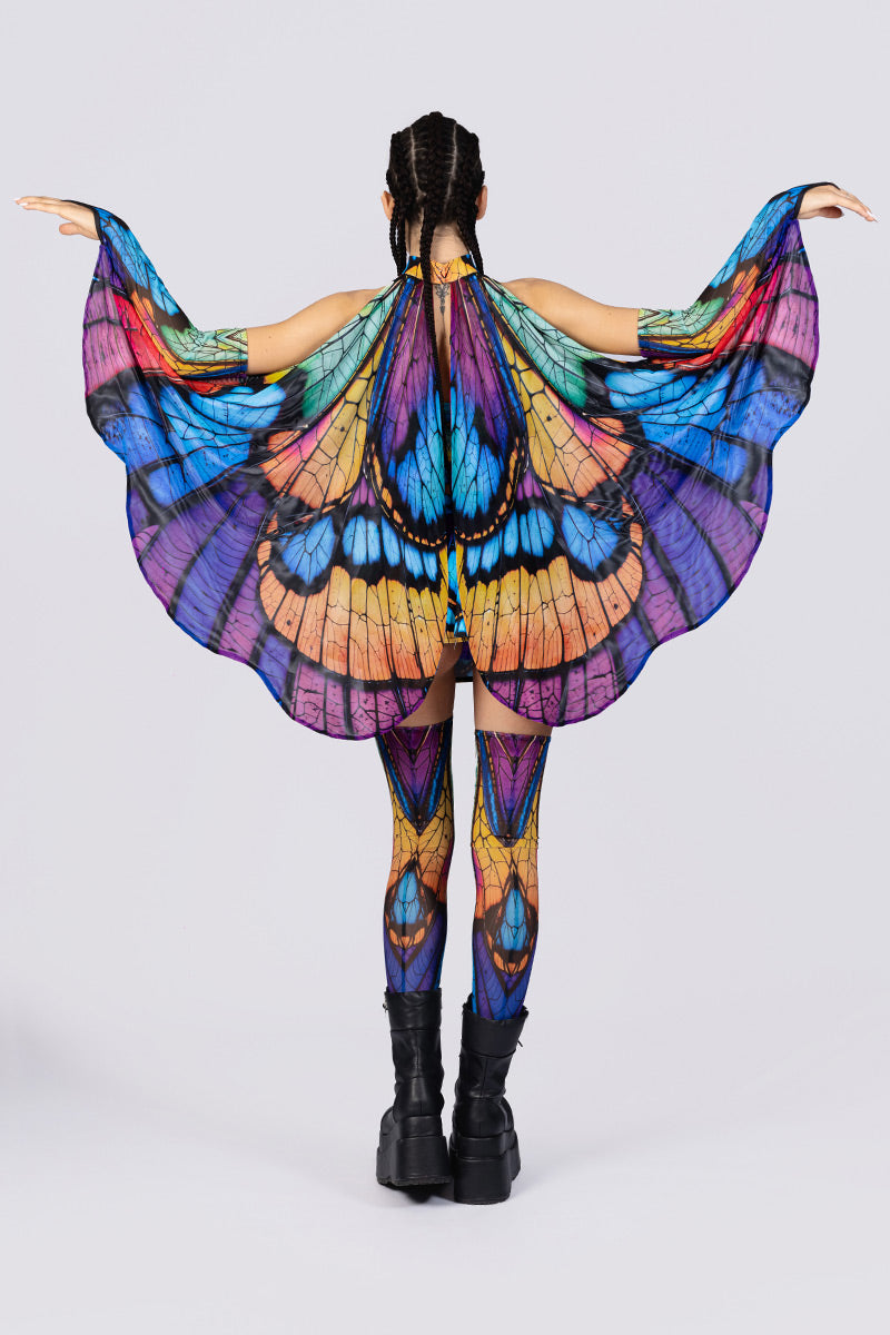 Prismatic Pixie Long Boob Tube Top