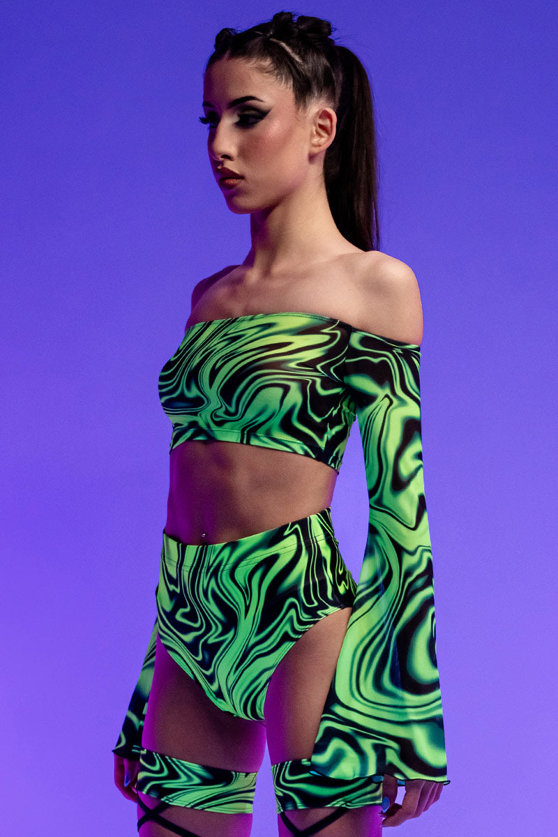 toxic-drip-booty-shorts-uv-close-side-view