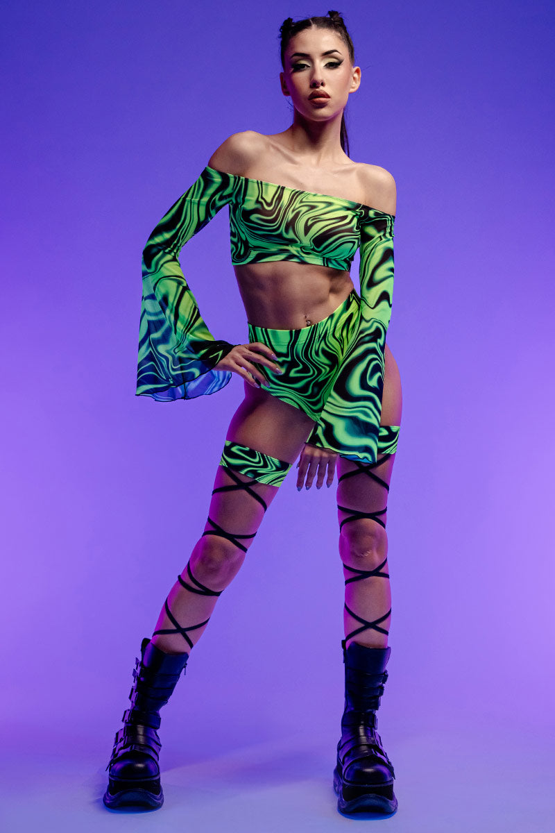 toxic-drip-shorts-set-uv-front-view