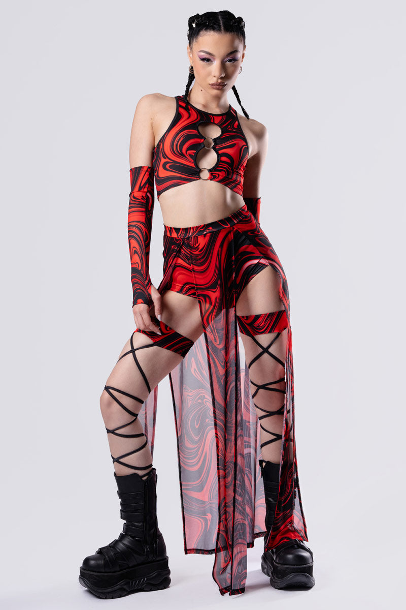 underground-angel-sheer-maxi-skirt-set-full-front-view