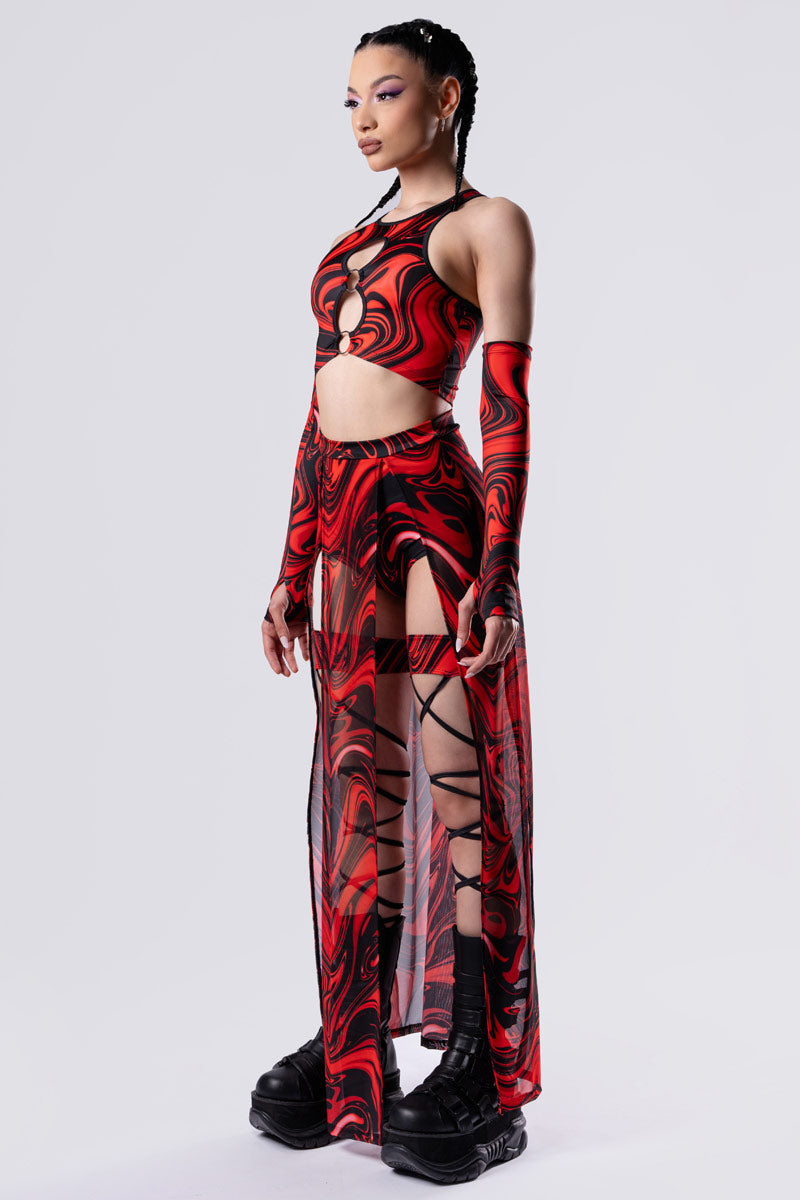 underground-angel-sheer-maxi-skirt-set-side-view