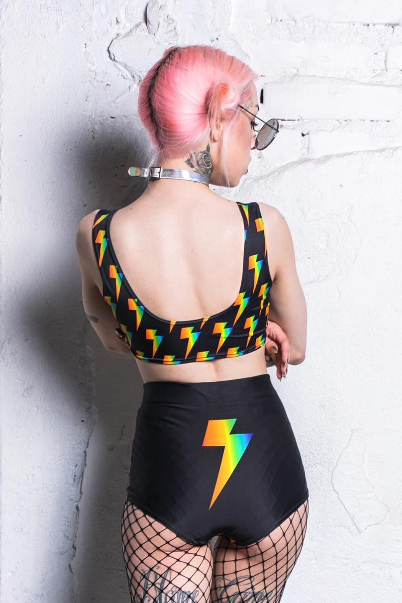 Unicorn Crop Top Back View