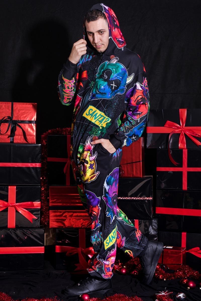 Family from Hell Onesie for Men Side View