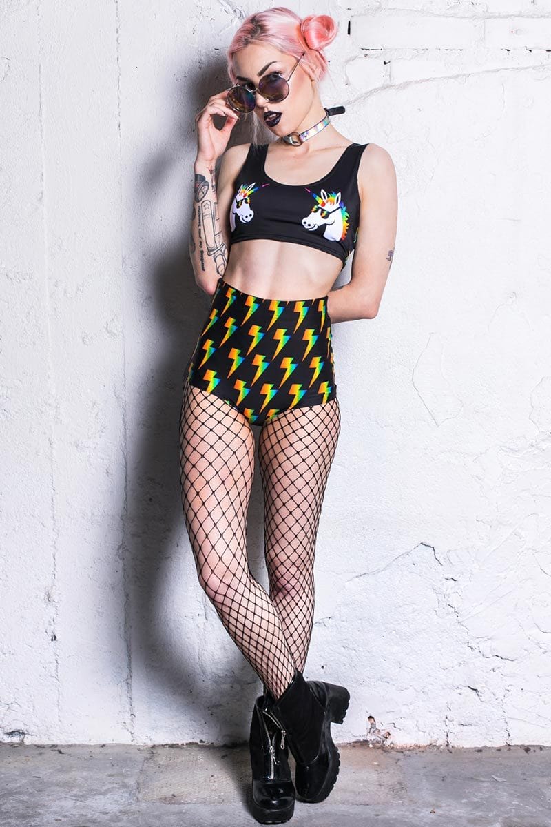 Unicorn Crop Top Full View