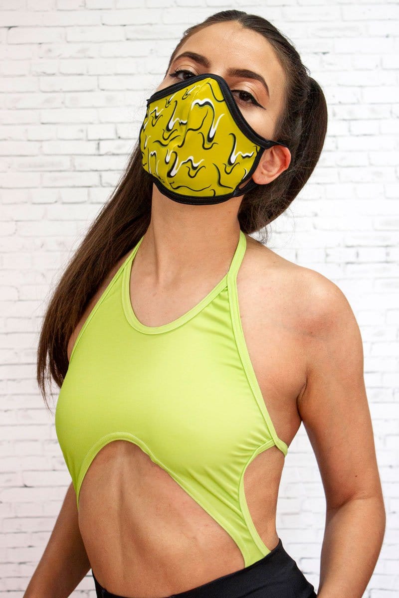 Drippy Face Mask Front View