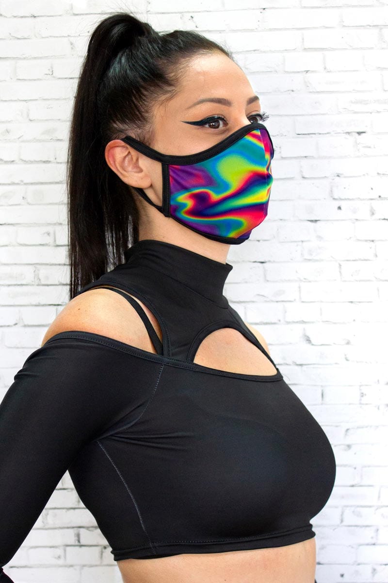 Liquid Reusable Face Mask Left View