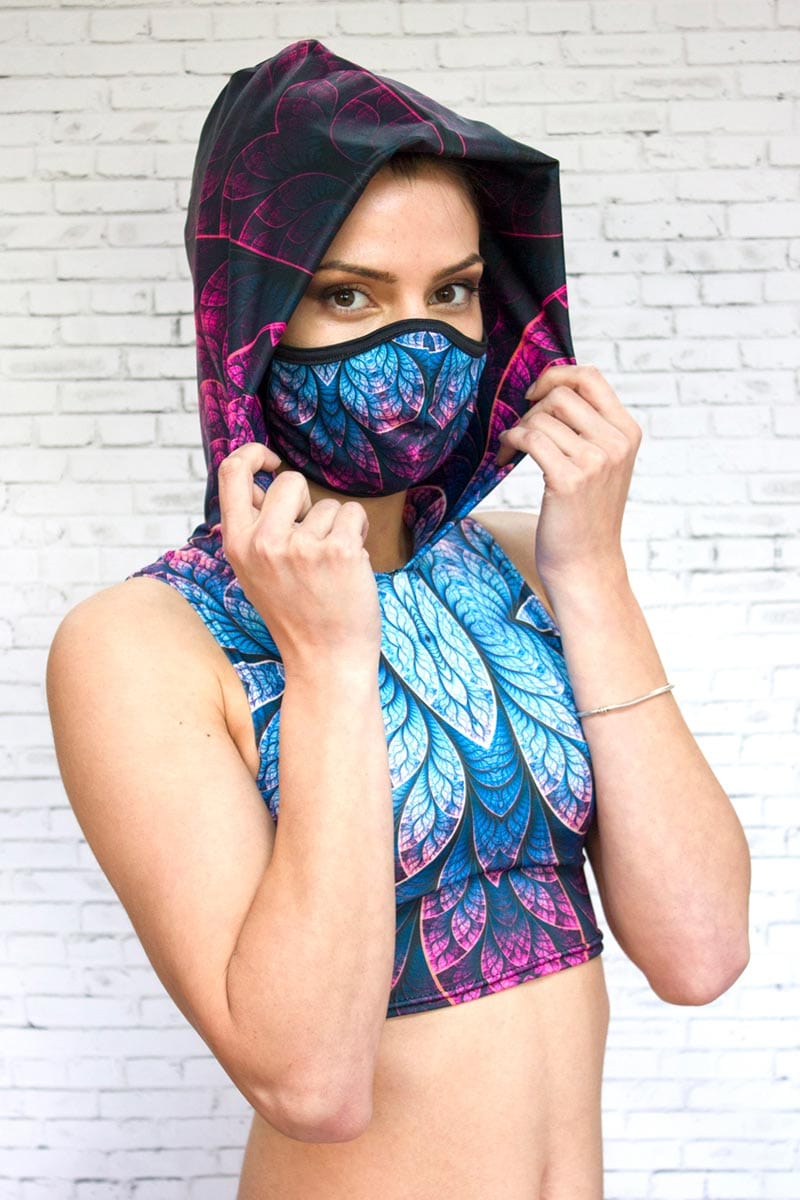 Lotus Reusable Face Mask Left View