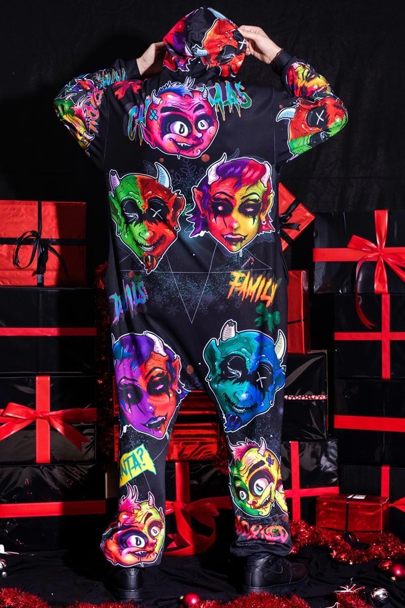 Family from Hell Onesie for Men Back View