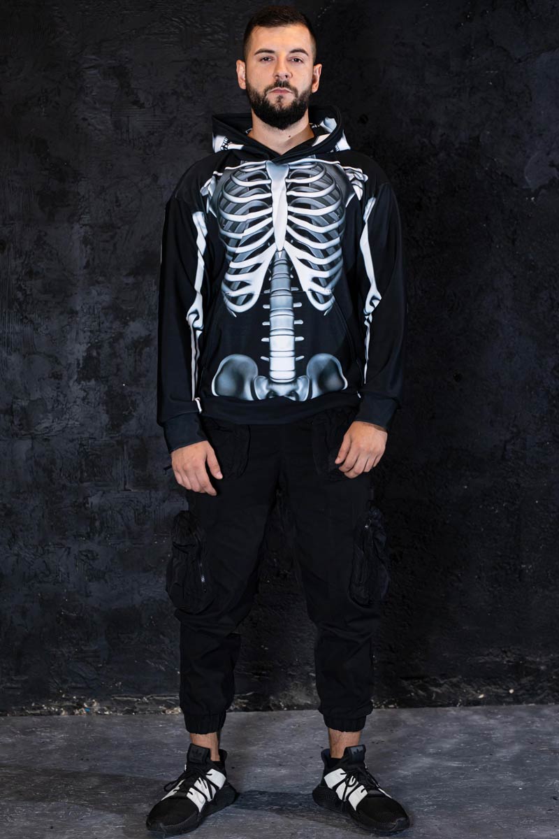 Rattling Bones Men Hoodie Full View