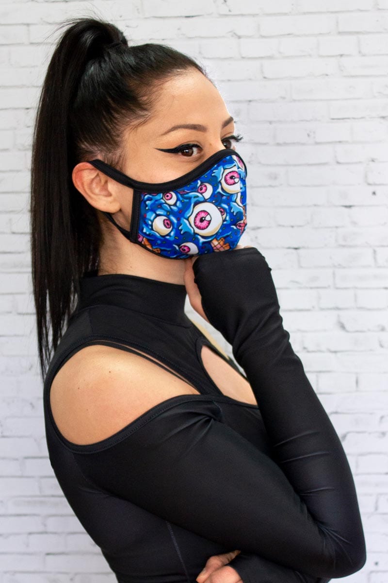 Eyes Cream Reusable Face Mask Left View